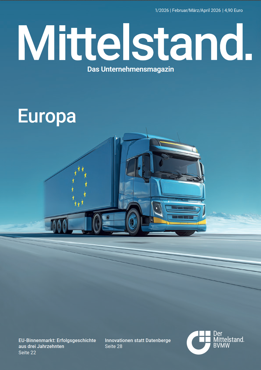 Titelseite BVM Mittelstand das Unternehmensmagazin 01 2026
